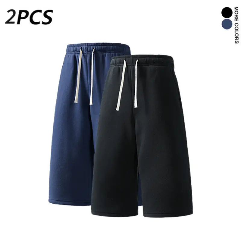 Heavyweight Loose Sweatpants | Unisex Relaxed Straight-Leg, 7/8 Length, Multi-Color | 2-Pack & 4-Pack