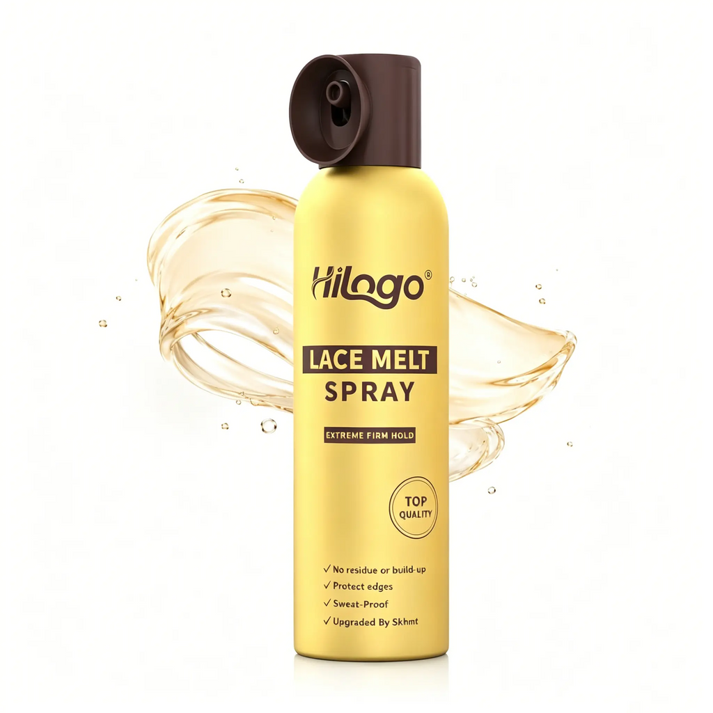 Hilogo Lace Melting Spray | Strong Hold, Waterproof & Natural Hairline | 180ml Upgraded Formula