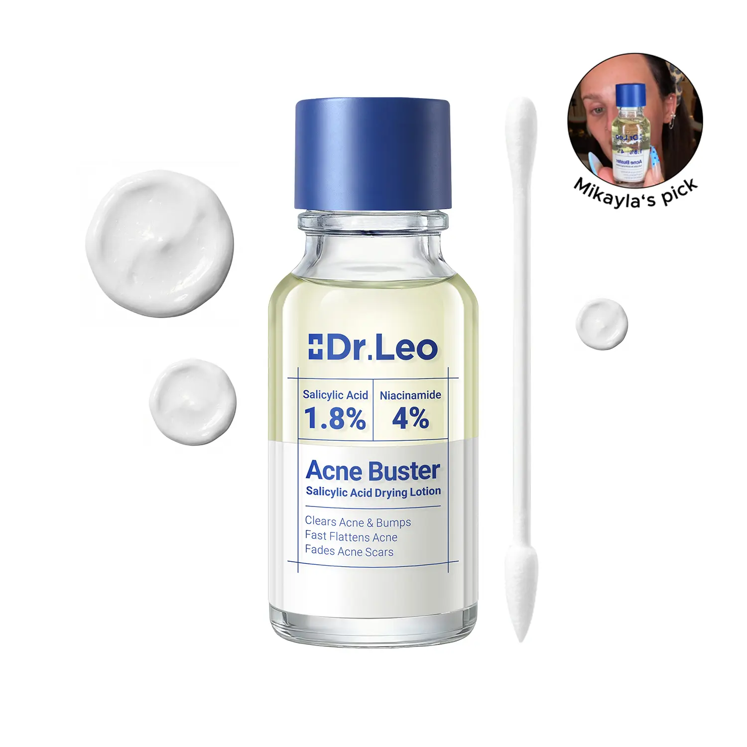 Dr.Leo Drying Lotion | Salicylic Acid & Niacinamide Blemish Spot Treatment for Acne-Prone Skin