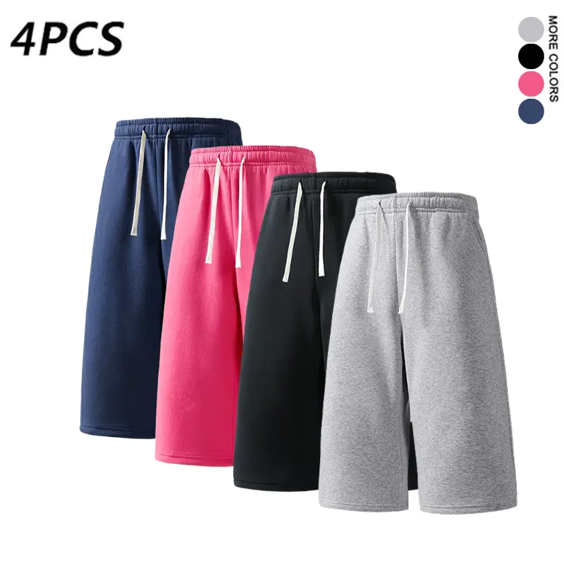 Heavyweight Loose Sweatpants | Unisex Relaxed Straight-Leg, 7/8 Length, Multi-Color | 2-Pack & 4-Pack