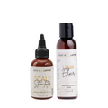 Bask & Lather Scalp Stimulator & Hair Elixir Bundle | Castor Oil, Rosemary & Peppermint for Hair Growth & Length Retention