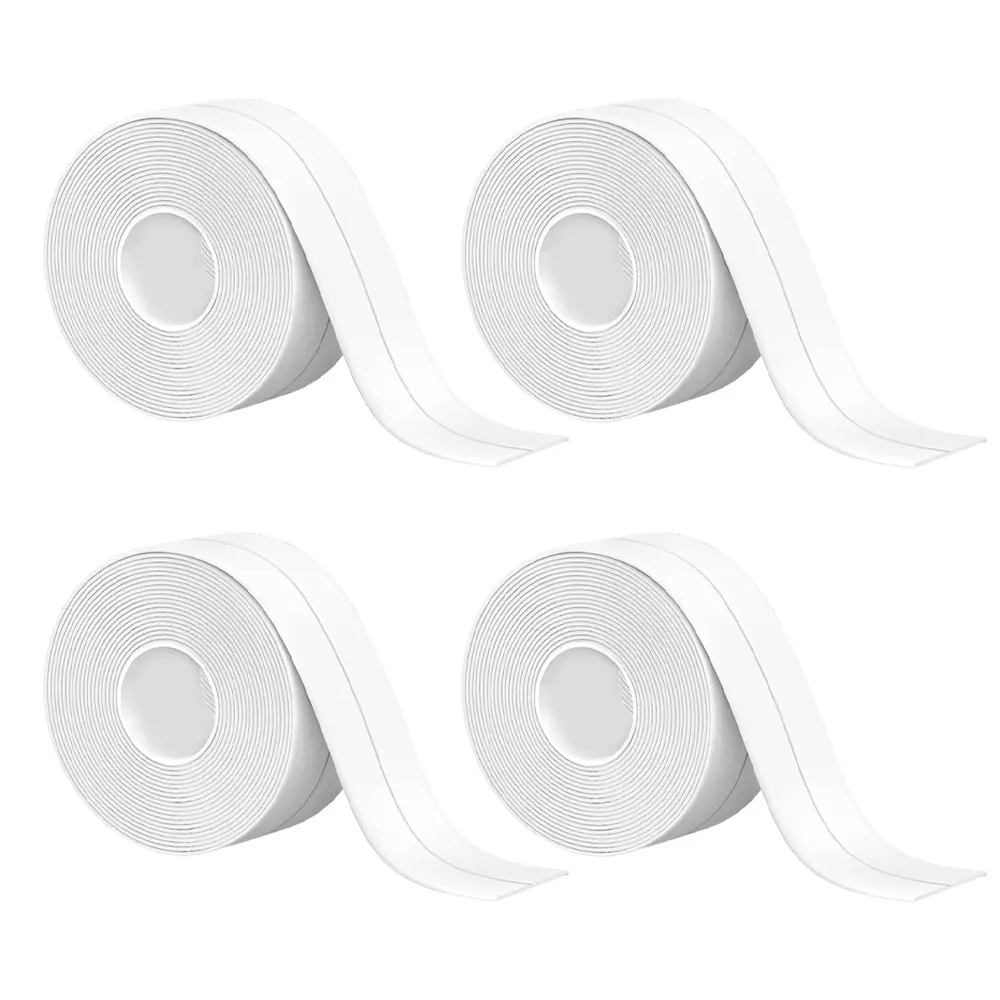 Waterproof Self-Adhesive Caulk Tape | 16.4 ft × 1.5 in, Industrial Strength for Kitchen & Bathroom