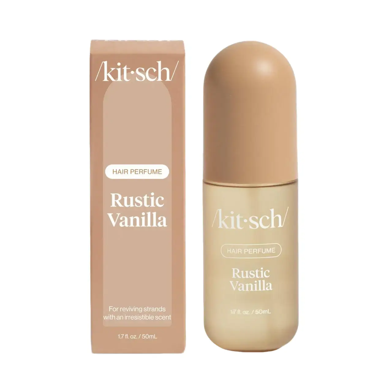 Kitsch Rustic Vanilla Hair Perfume | Odor-Eliminating, Vegan & Clean Formula | 50ml