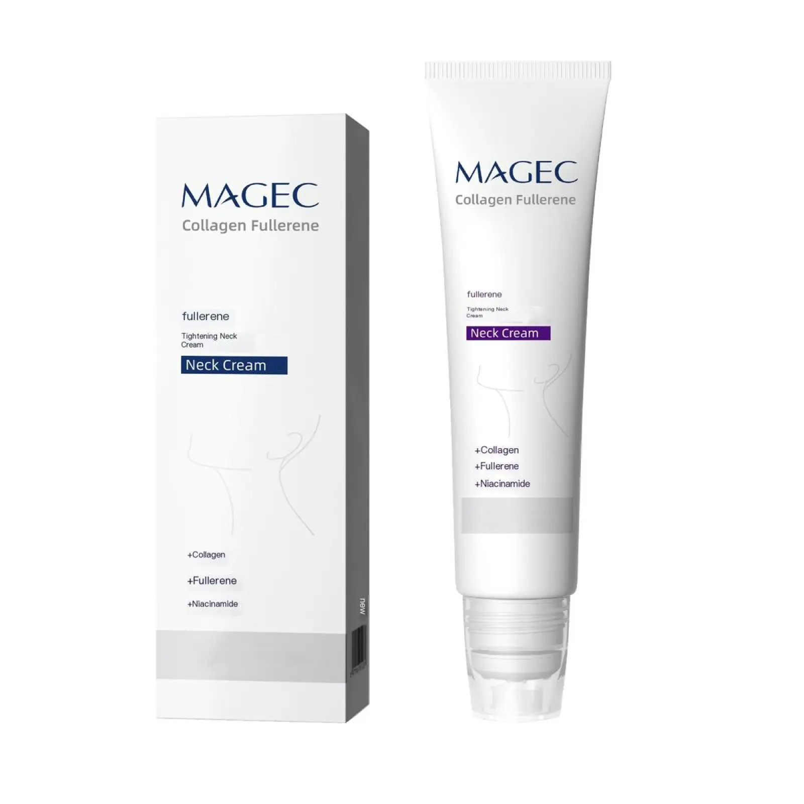 5-Roller Neck Firming Cream | Collagen, Hyaluronic Acid & Vitamin C+E | Anti-Wrinkle & Lifting