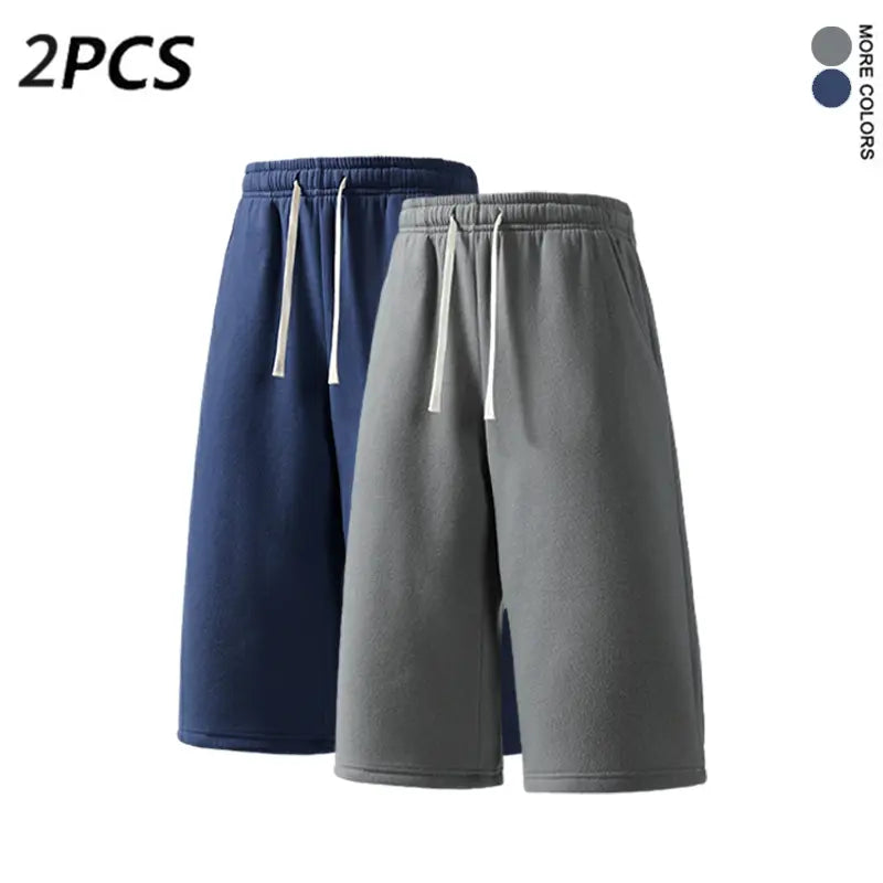 Heavyweight Loose Sweatpants | Unisex Relaxed Straight-Leg, 7/8 Length, Multi-Color | 2-Pack & 4-Pack