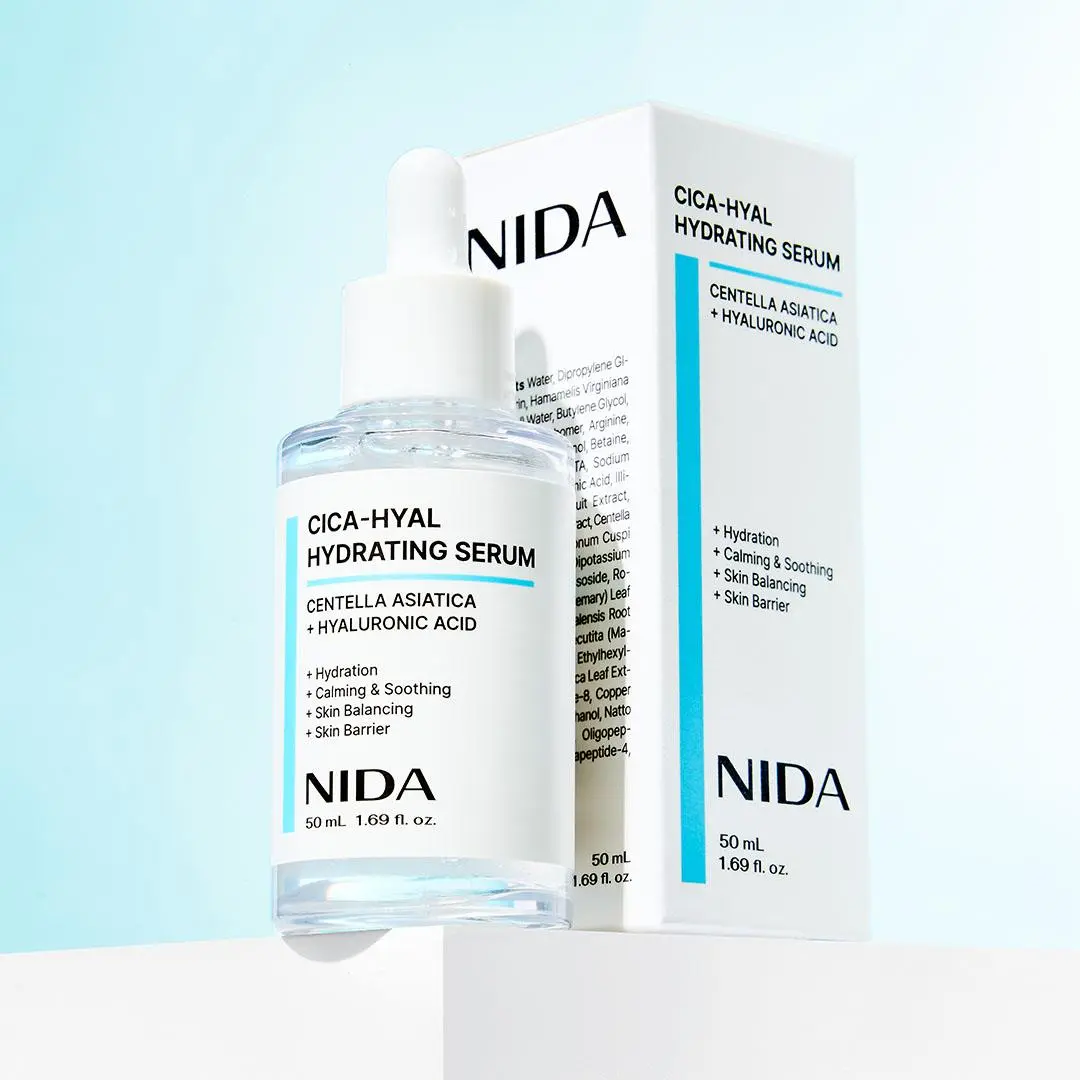 NIDA Serum | Peptide-Propolis & CICA-Hyaluronic Acid | Anti-Wrinkle & Deep Hydration