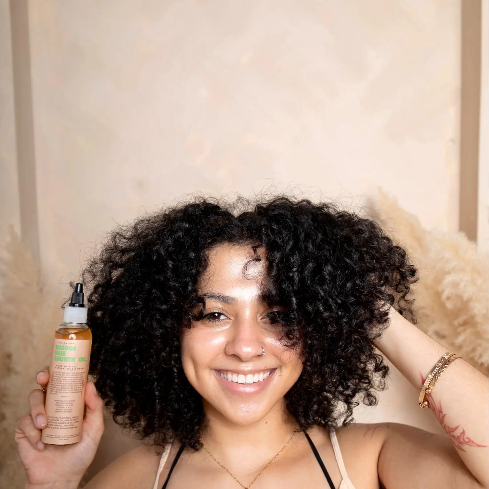 Voodoo Hair Growth Oil | 100% Natural Herbal Rosemary & Lemongrass Scalp Oil (4 oz)