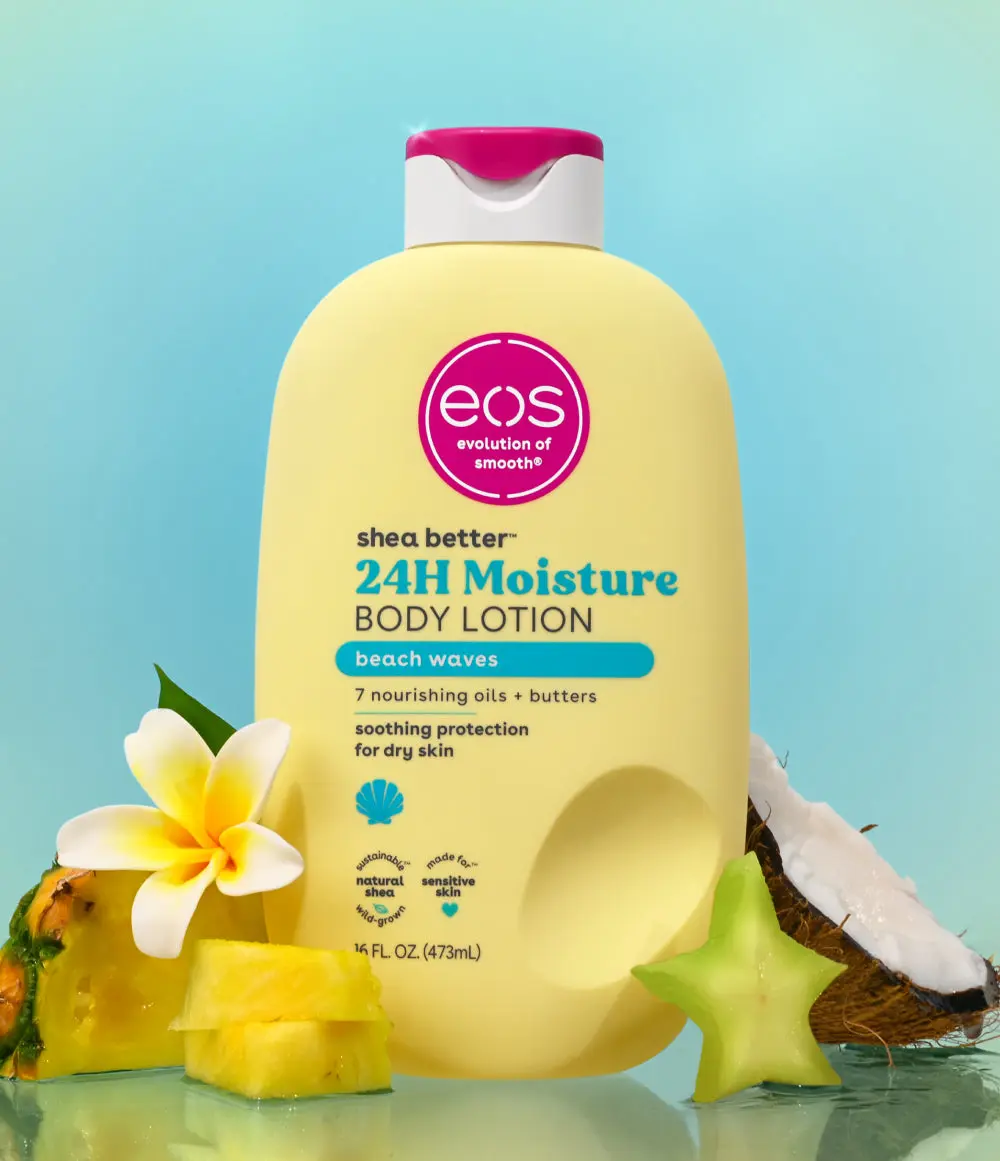 24H Moisture Body Lotion | Beach Waves | 7 Nourishing Oils & Butters, 16 fl oz