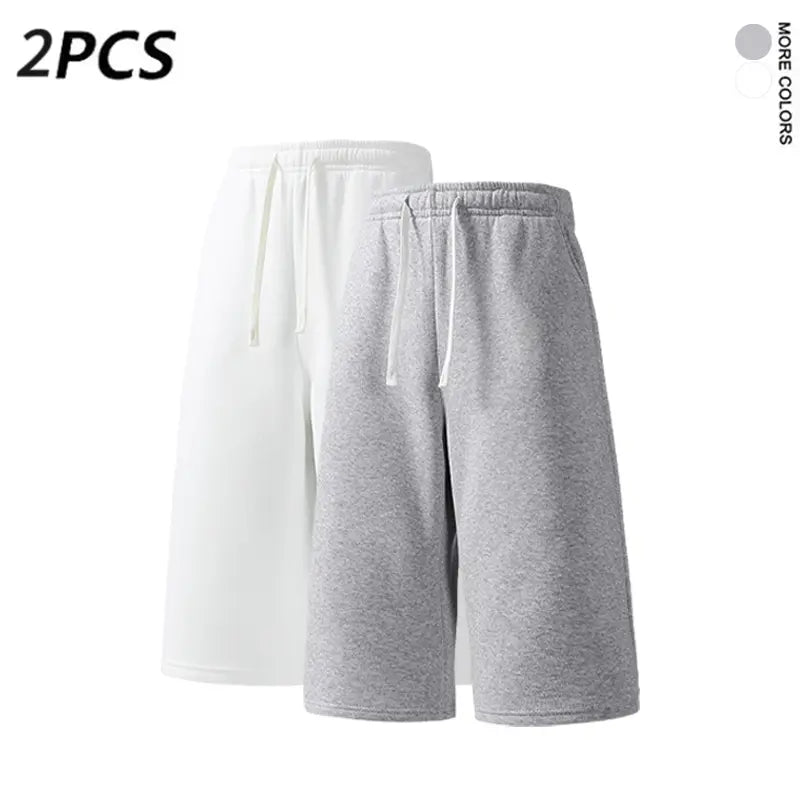 Heavyweight Loose Sweatpants | Unisex Relaxed Straight-Leg, 7/8 Length, Multi-Color | 2-Pack & 4-Pack
