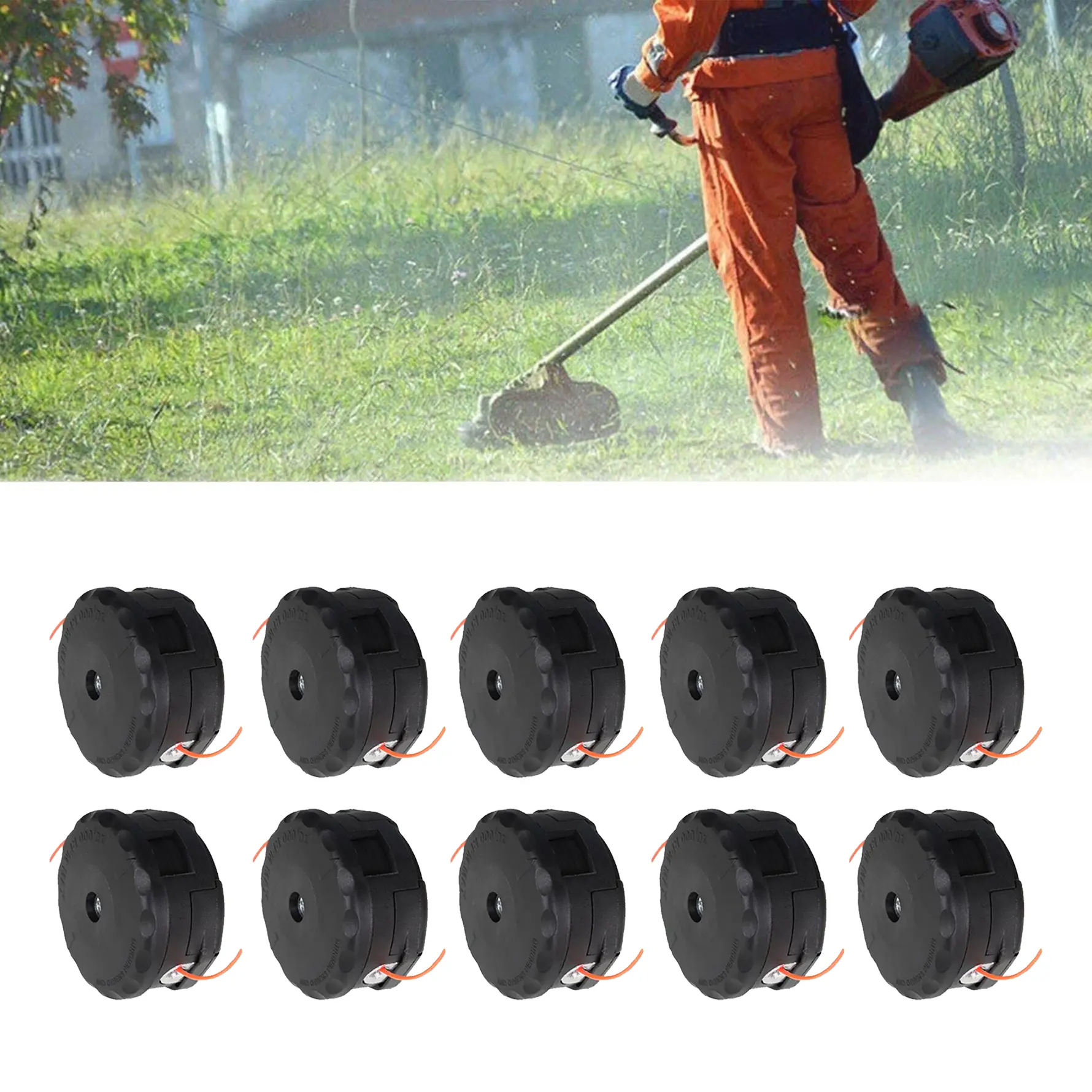 Findmall String Trimmer Head Replacement for Echo & Shindaiwa | 22T, Speed Feed 400, SRM-225/230 | 3, 5 & 10 Pack