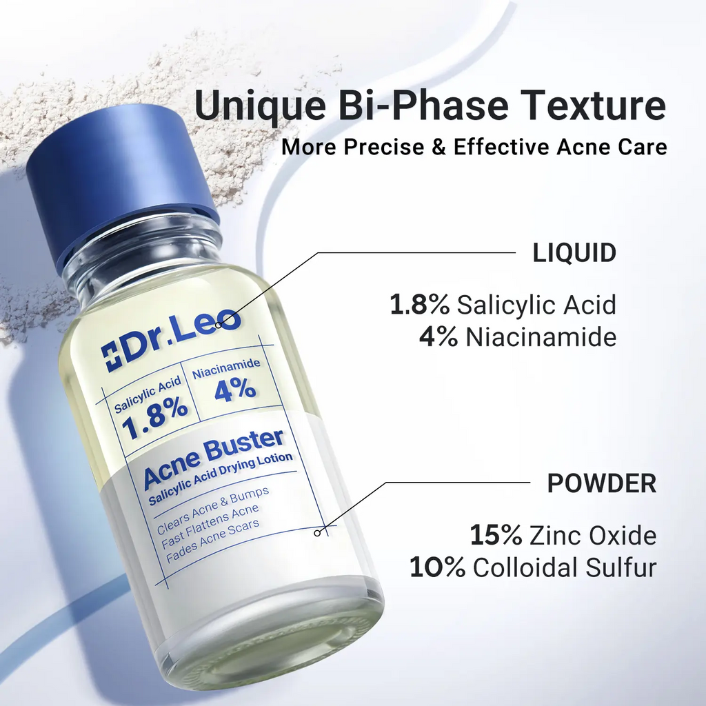 Dr.Leo Drying Lotion | Salicylic Acid & Niacinamide Blemish Spot Treatment for Acne-Prone Skin