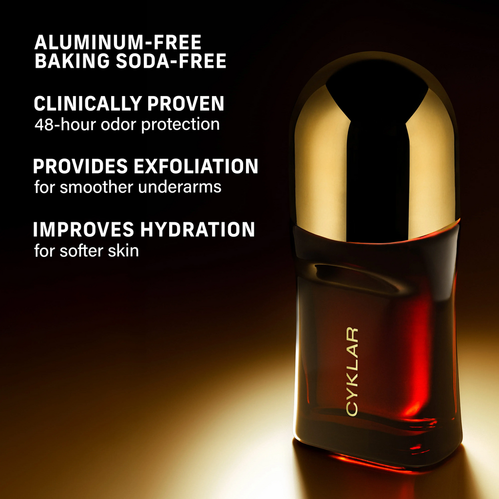 CYKLAR Sacred Santal Mandelic Acid Deodorant Gel | 48H Odor Protection, Brightening & Ingrown Prevention | 50ml