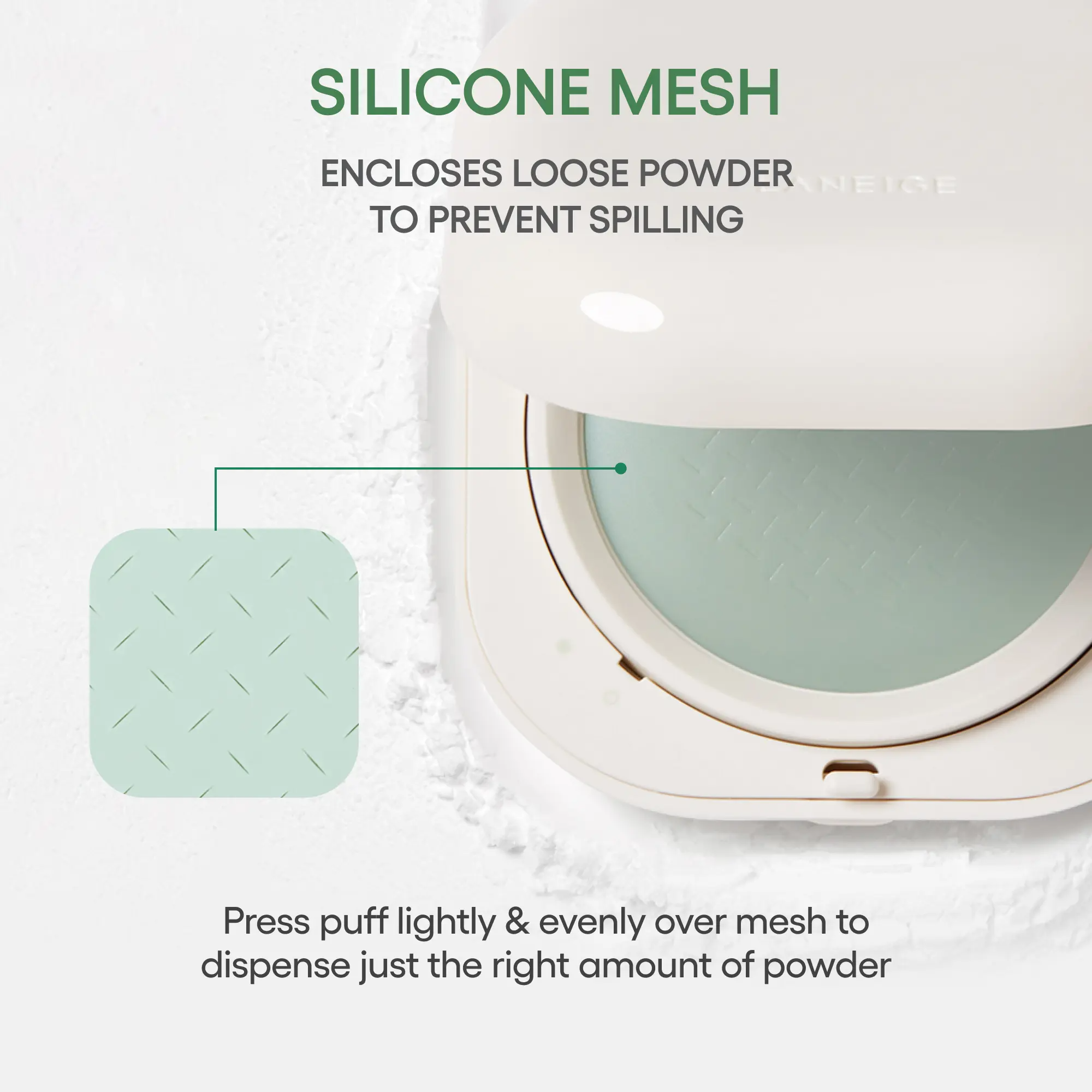 Laneige Neo Blurring Powder | K-Beauty Semi-Matte Skincare Powder with Hyaluronic Acid | 7g
