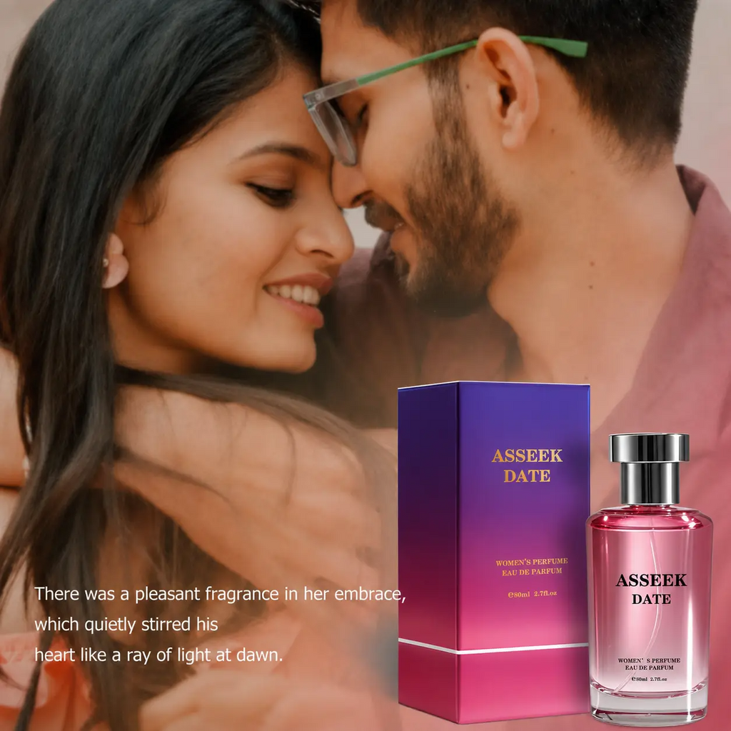 ASSEEK DATE Eau de Parfum | Long-Lasting Caramel Vanilla Gourmand Fragrance, 80ml (2.7 fl oz)