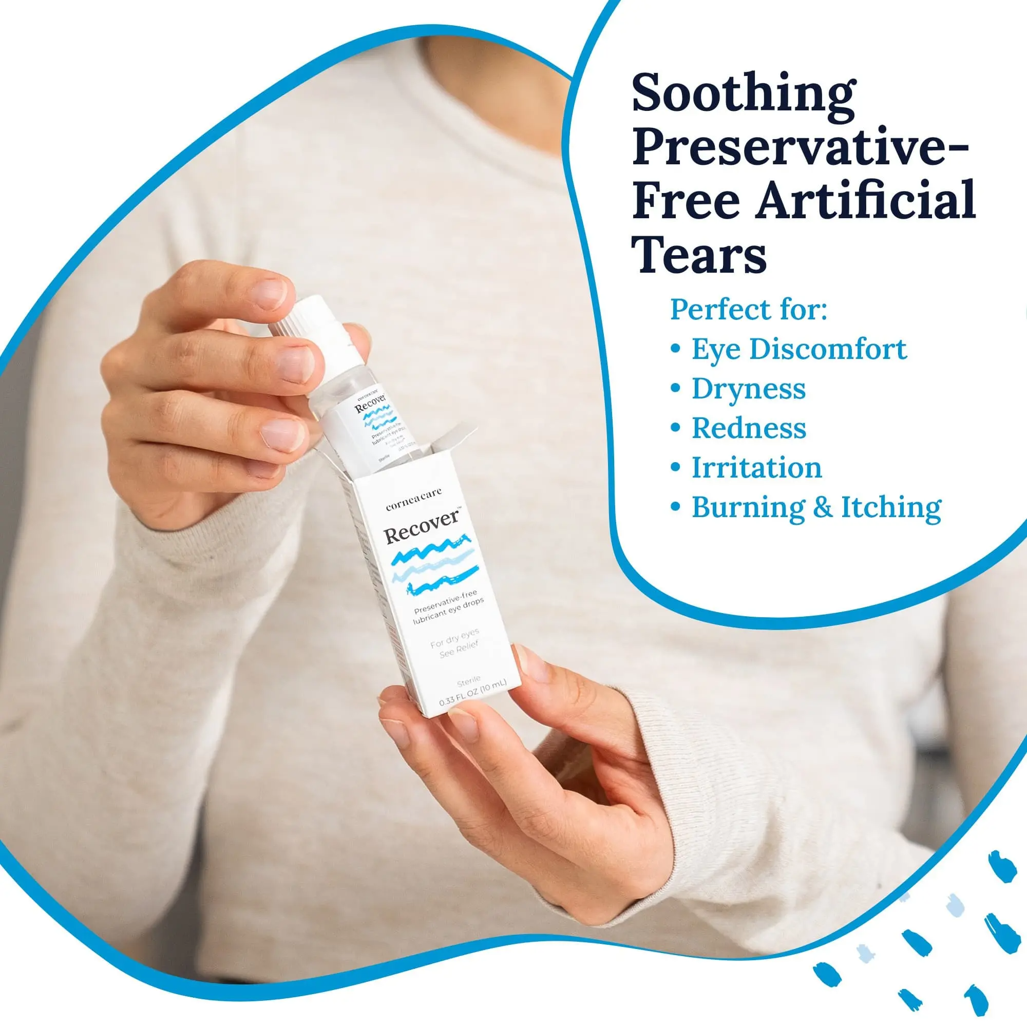 Eye Drops | Preservative-Free Artificial Tears for Dry Eye Relief