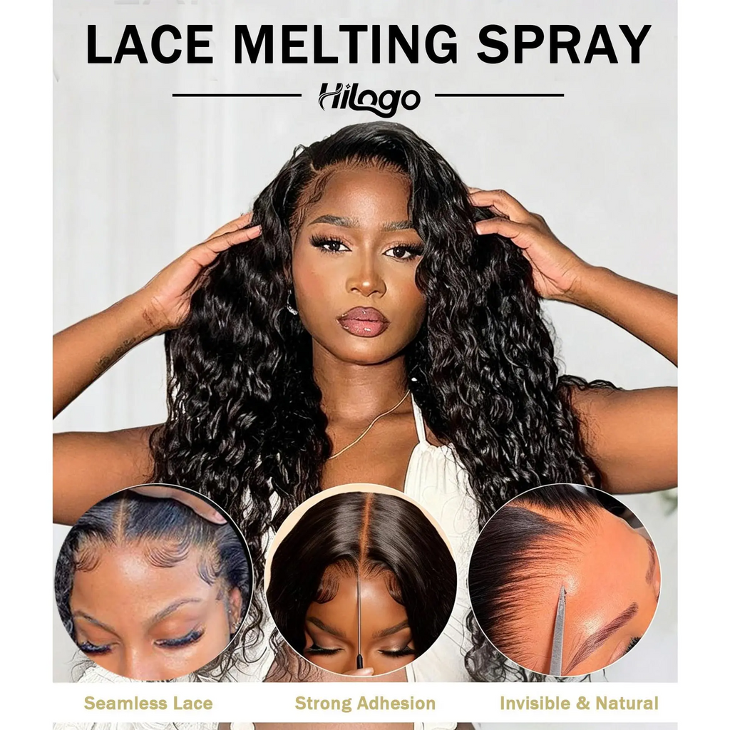 Hilogo Lace Melting Spray | Strong Hold, Waterproof & Natural Hairline | 180ml Upgraded Formula