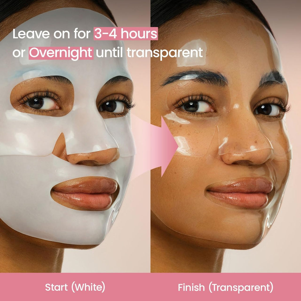 BIODANCE Bio-Collagen Real Deep Mask | Hydrating Overnight Hydrogel Face Mask | Korean Skin Care | 34g x 4