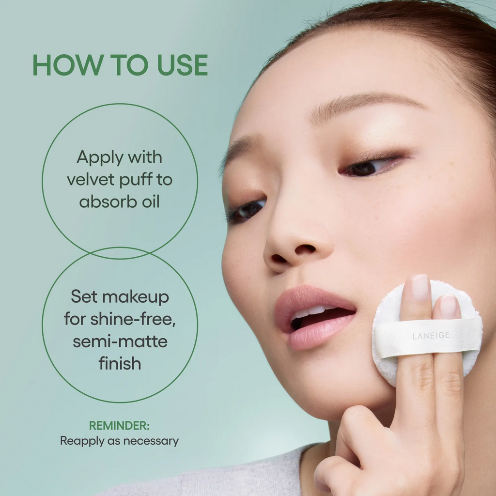 Laneige Neo Blurring Powder | K-Beauty Semi-Matte Skincare Powder with Hyaluronic Acid | 7g