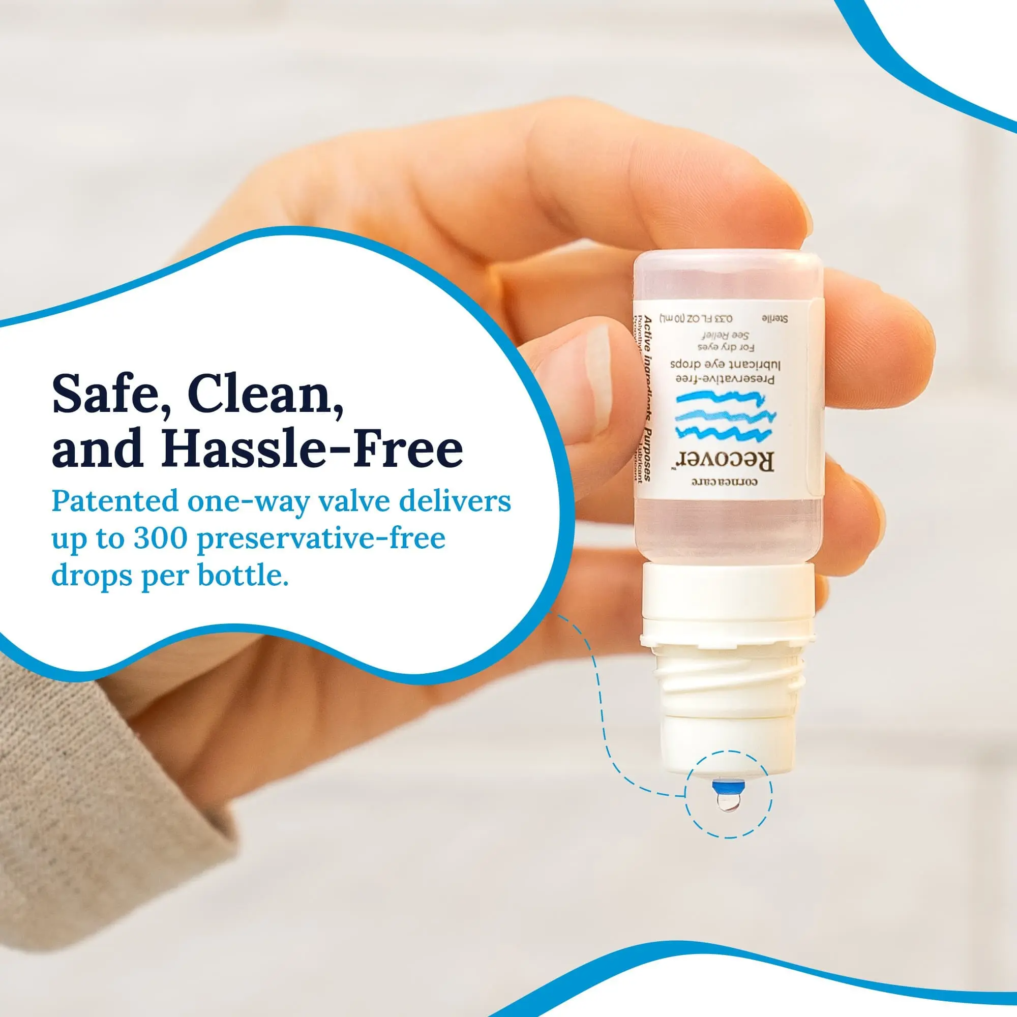 Eye Drops | Preservative-Free Artificial Tears for Dry Eye Relief
