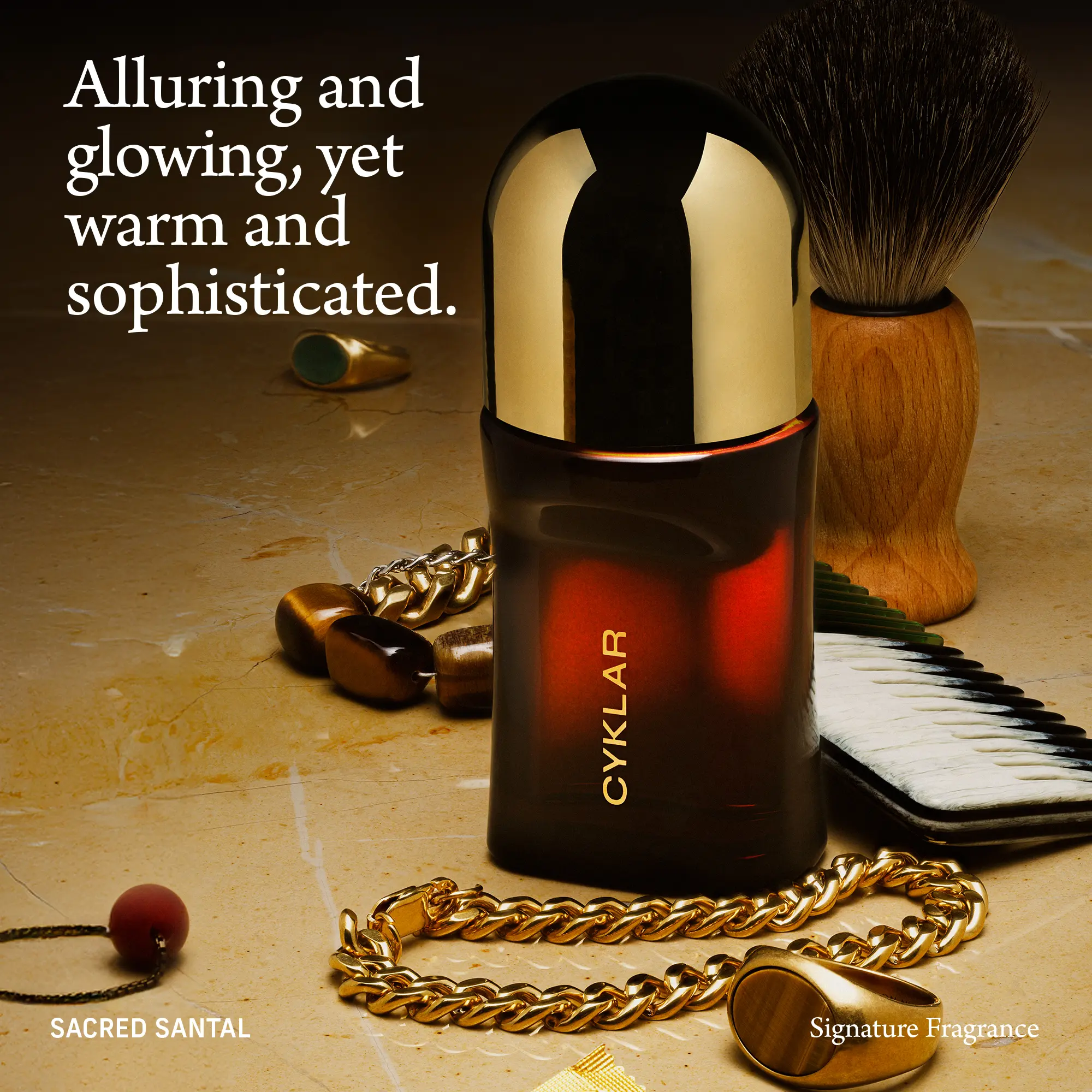 CYKLAR Sacred Santal Mandelic Acid Deodorant Gel | 48H Odor Protection, Brightening & Ingrown Prevention | 50ml