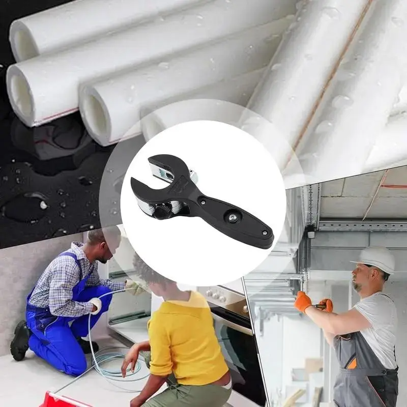 Ratcheting Tubing Cutter | One-Hand Pipe Cutter for Copper, Stainless Steel & Aluminum, 5/16"-1-1/8"