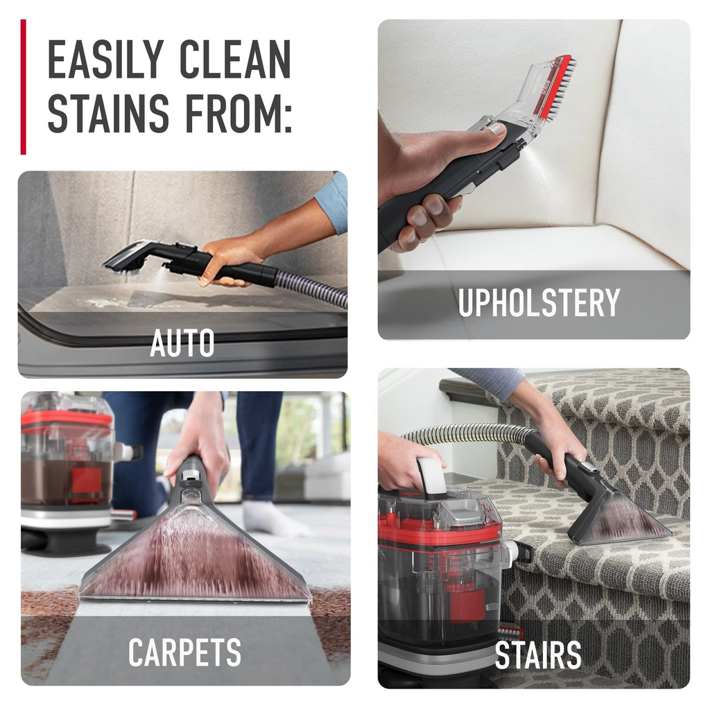 Hoover CleanSlate Pet Spot Cleaner | Portable Carpet & Upholstery Stain Remover | Powerful Suction & Oxy Formula