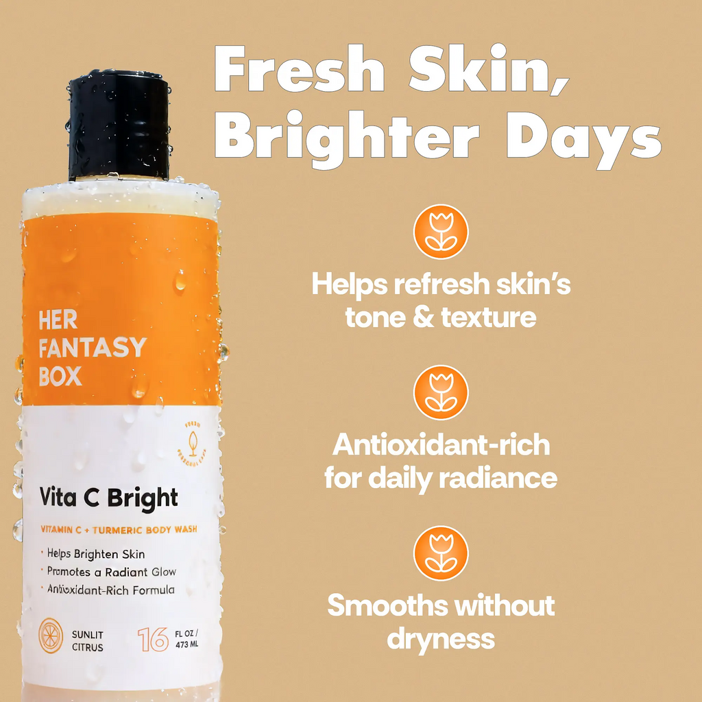 Vita C Bright Body Wash | Vitamin C & Turmeric for Radiant Glowing Skin
