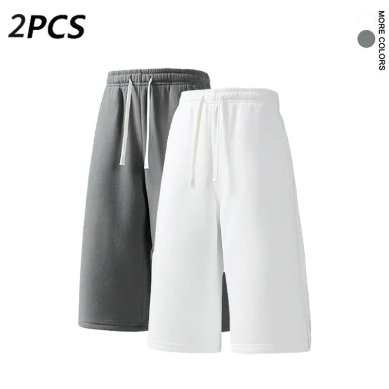 Heavyweight Loose Sweatpants | Unisex Relaxed Straight-Leg, 7/8 Length, Multi-Color | 2-Pack & 4-Pack