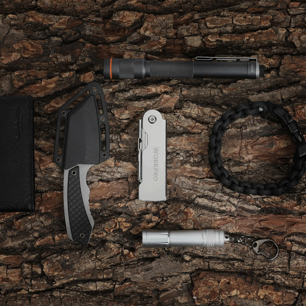 Quick-Change Folding Pocket Utility Knife | Belt Clip, Stainless Steel, Accepts All Standard Blades