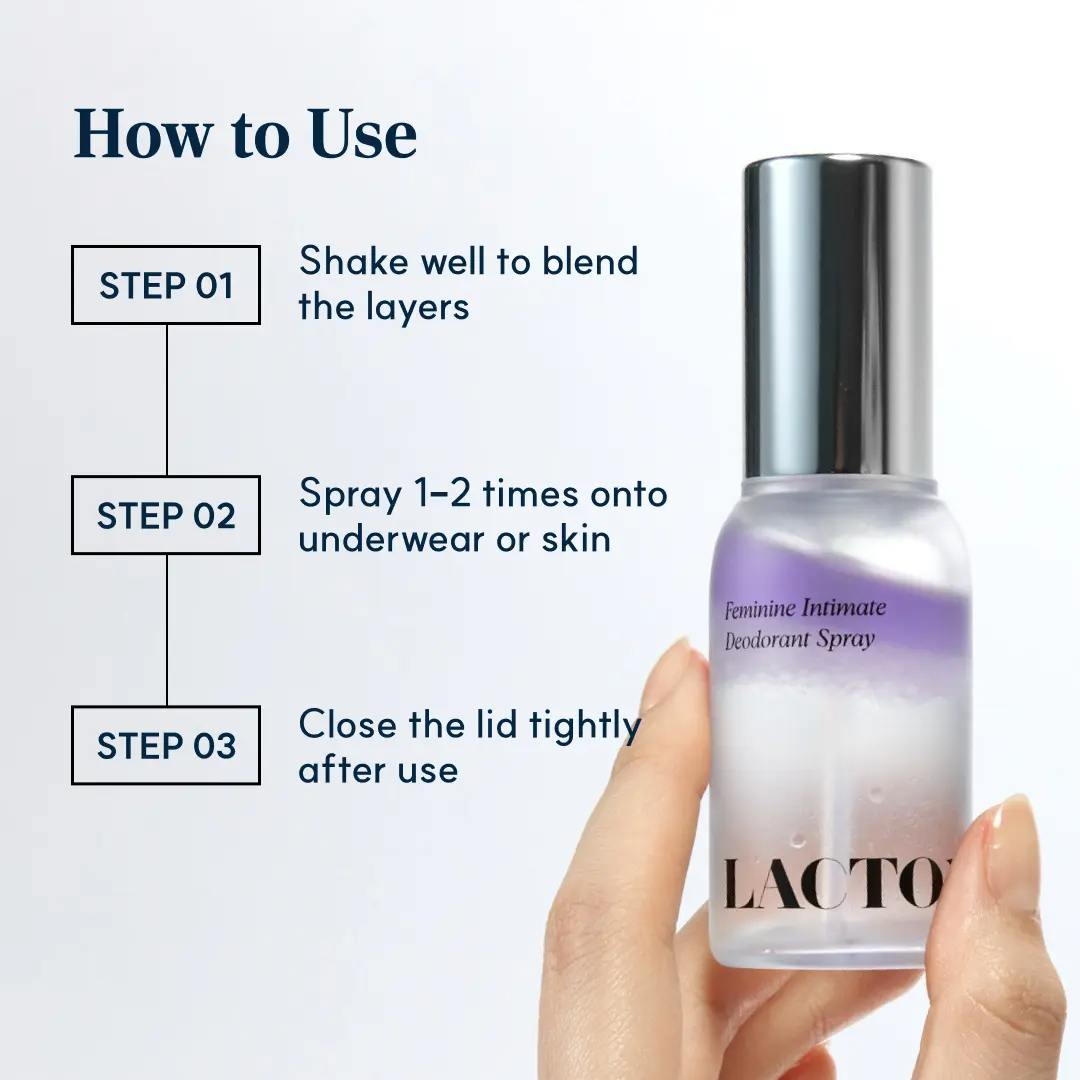 Feminine Intimate Deodorant Spray | Probiotic & Plant-Based, pH-Safe, Odor & Itch Relief