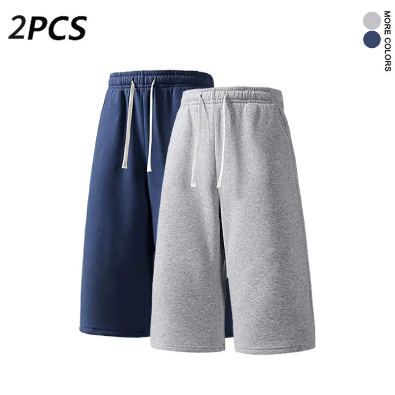 Heavyweight Loose Sweatpants | Unisex Relaxed Straight-Leg, 7/8 Length, Multi-Color | 2-Pack & 4-Pack