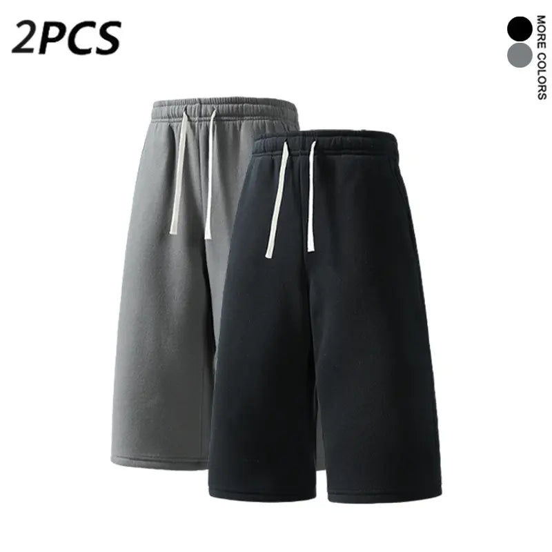 Heavyweight Loose Sweatpants | Unisex Relaxed Straight-Leg, 7/8 Length, Multi-Color | 2-Pack & 4-Pack