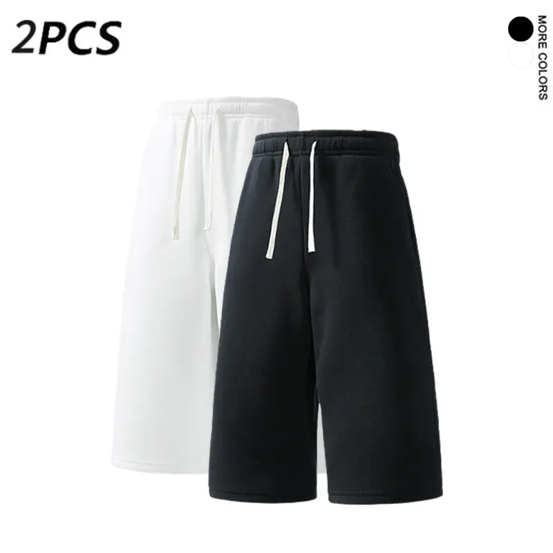 Heavyweight Loose Sweatpants | Unisex Relaxed Straight-Leg, 7/8 Length, Multi-Color | 2-Pack & 4-Pack