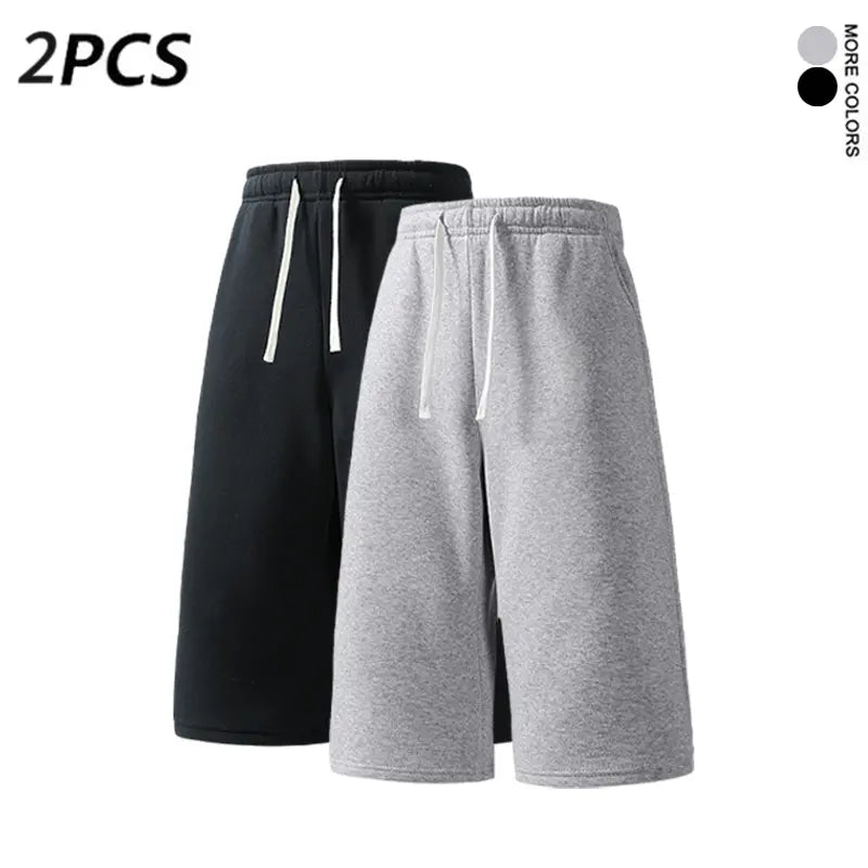 Heavyweight Loose Sweatpants | Unisex Relaxed Straight-Leg, 7/8 Length, Multi-Color | 2-Pack & 4-Pack